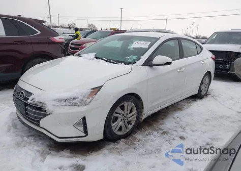 2019 Hyundai Elantra Sel from USA, damaged, VIN 5NPD84LF2KH418079